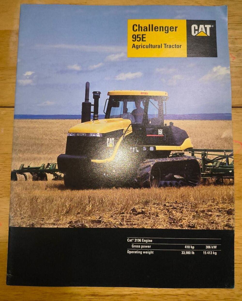 1997 CAT CHALLENGER 95E Agricultural Tractor LIT # AEHQ5286  9-97